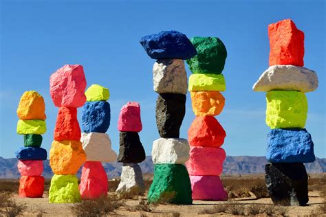 The Seven Magic Mountains: A Playground of Color and Sculpture in the Desert